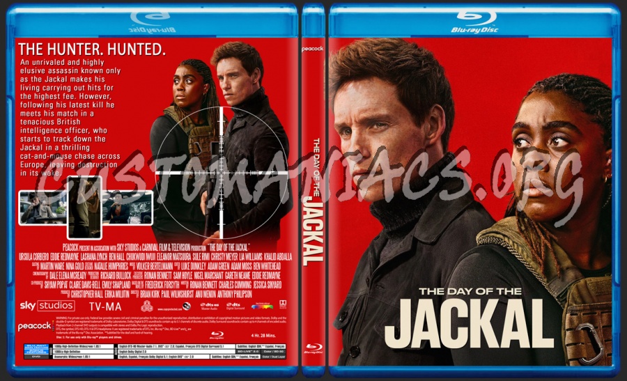 The Day Of The Jackal Season 1 blu-ray cover