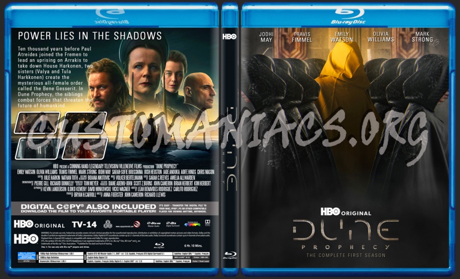 Dune Prophecy Season 1 blu-ray cover