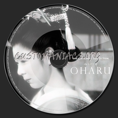 664 - The Life of Oharu dvd label