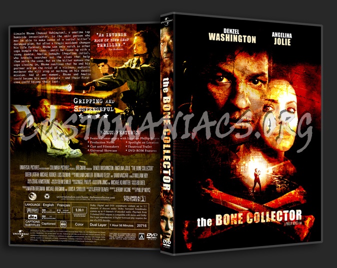 The Bone Collector dvd cover