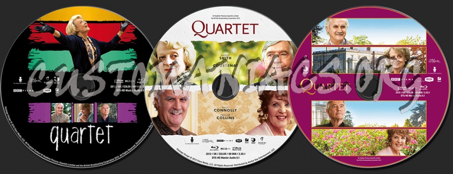 Quartet (2012) blu-ray label