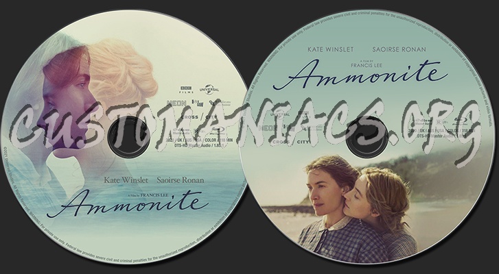 Ammonite (2020) blu-ray label