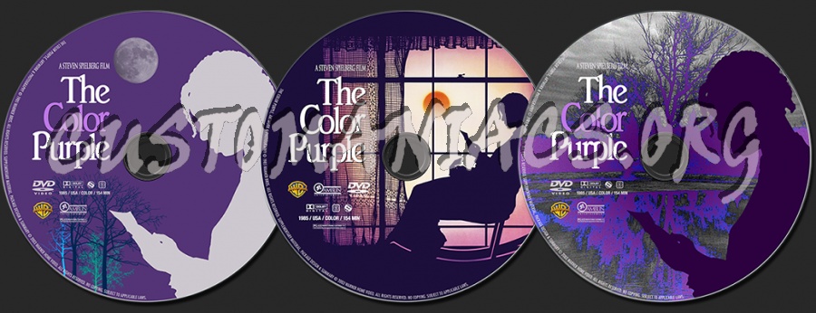 The Color Purple (1985) dvd label