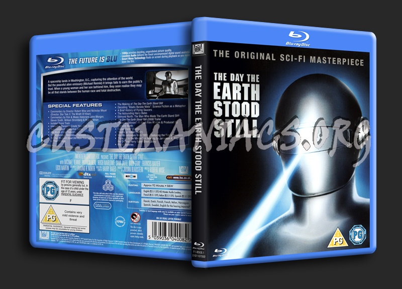 The Day The Earth Stood Still (1951) blu-ray cover