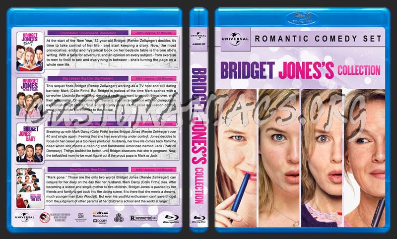 Bridget Jones Collection blu-ray cover