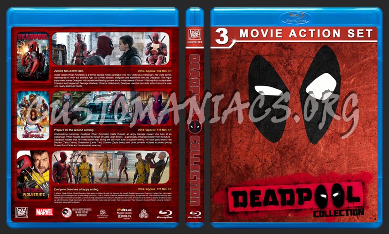 Deadpool Collection blu-ray cover