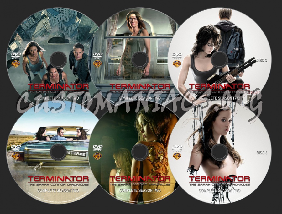 Sarah Connor Chronicles S2 dvd label