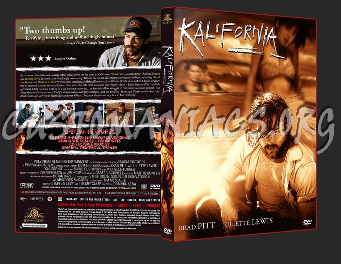 Kalifornia dvd cover