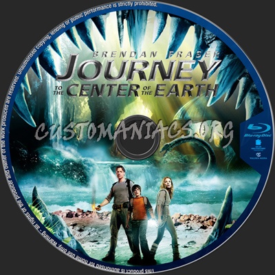 Journey To The Center Of The Earth blu-ray label