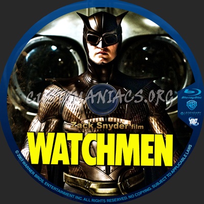 Watchmen blu-ray label