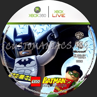 Lego Batman dvd label