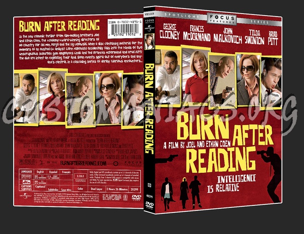 Burn After Reading dvd cover