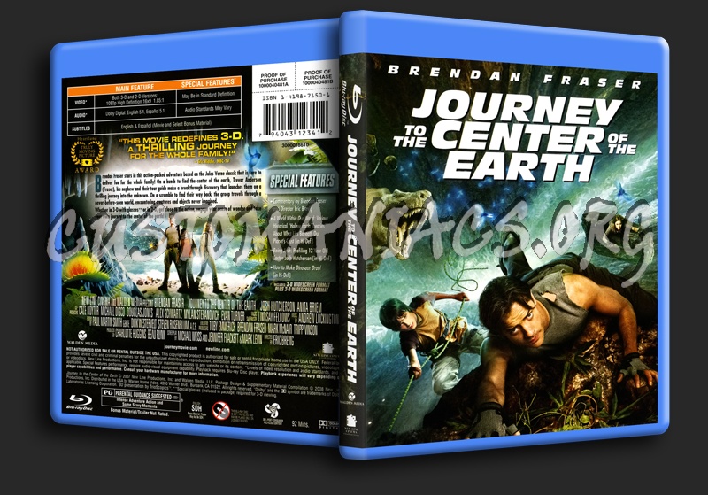 Journey to the Center of the Earth blu-ray cover