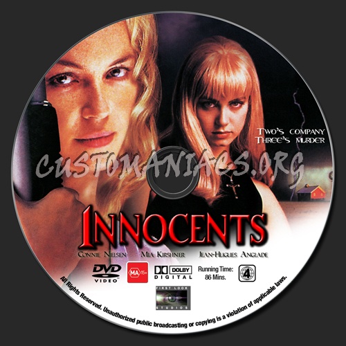 Innocents dvd label