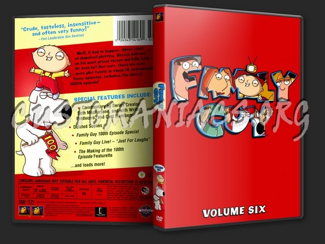 Family Guy Volume 6 dvd cover