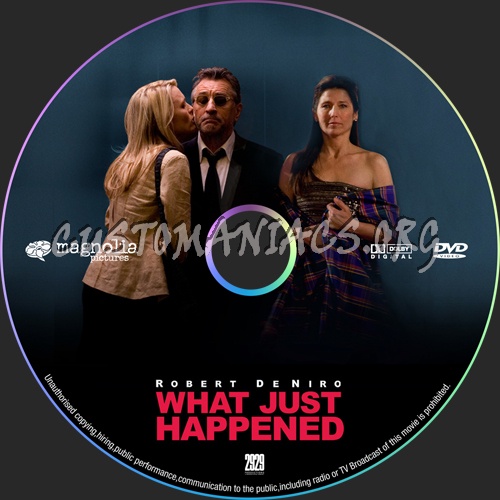 What Just Happened dvd label