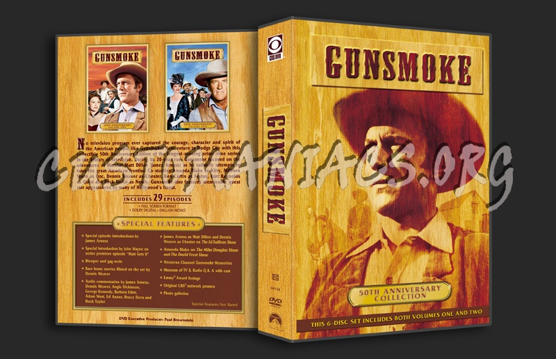 Gunsmoke ( Volume One and Two ) dvd cover