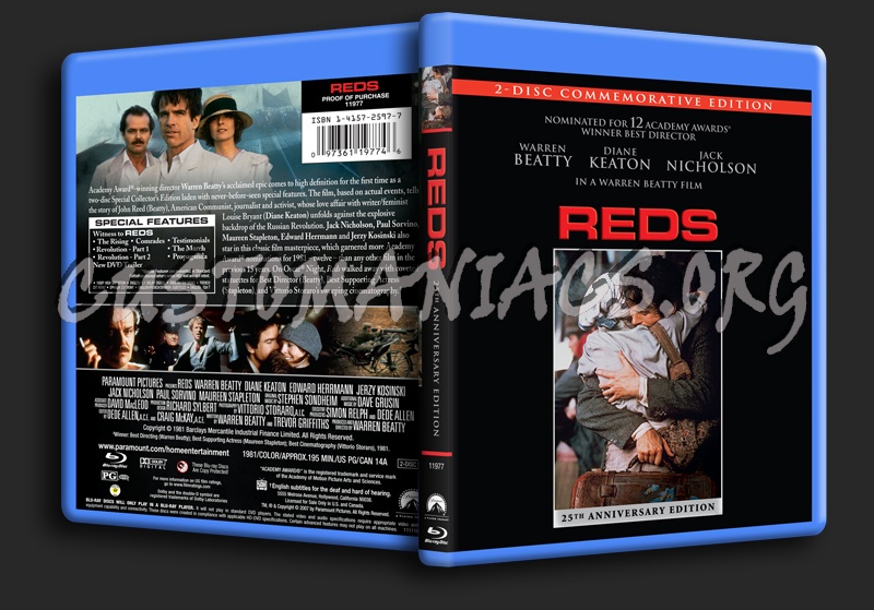 Reds blu-ray cover