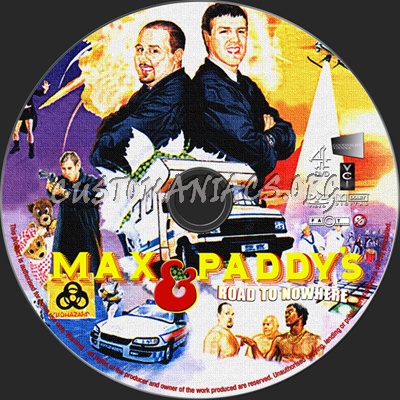 Max and Paddy's Road to Nowhere dvd label