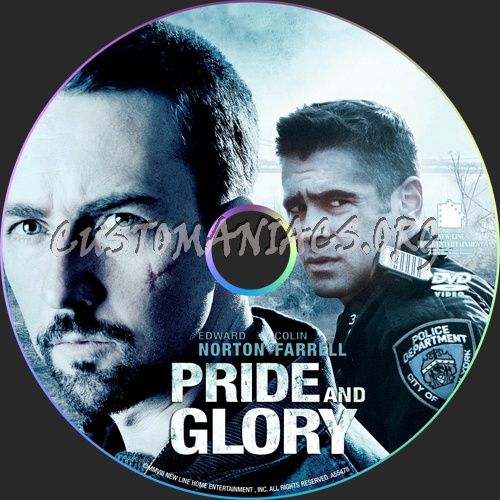 Pride and Glory dvd label