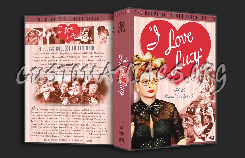 I Love Lucy Season 4 dvd cover - DVD Covers & Labels by