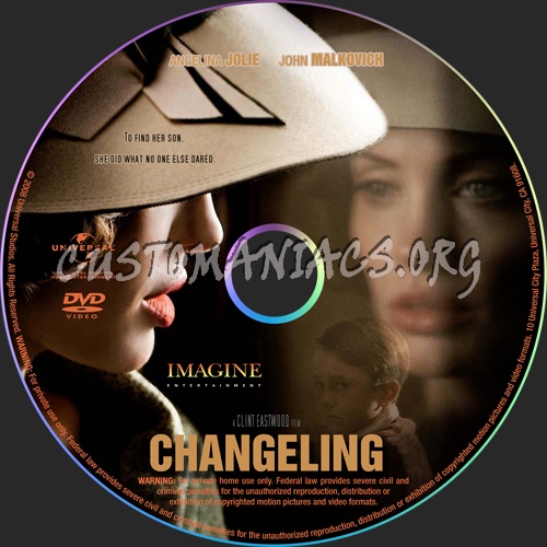 Changeling dvd label