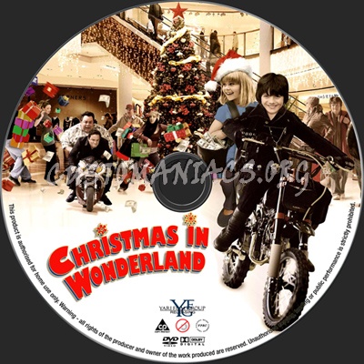 Christmas in Wonderland dvd label