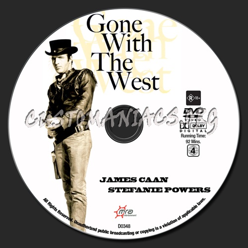 Gone With The West dvd label