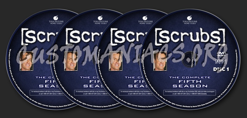 Scrubs S5 dvd label