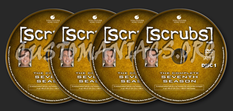 Scrubs S7 dvd label