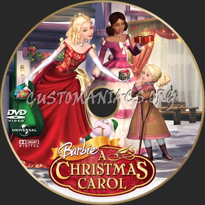 Barbie In A Christmas Carol dvd label