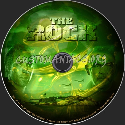 The Rock dvd label