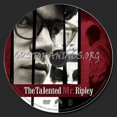 The Talented Mr. Ripley dvd label