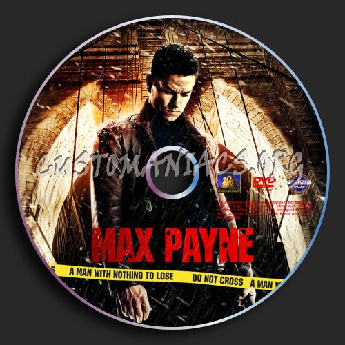 Max Payne dvd label