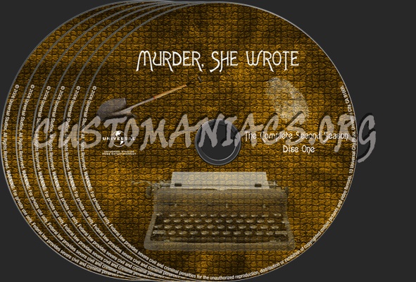 Murder She Wrote Season 2 dvd label