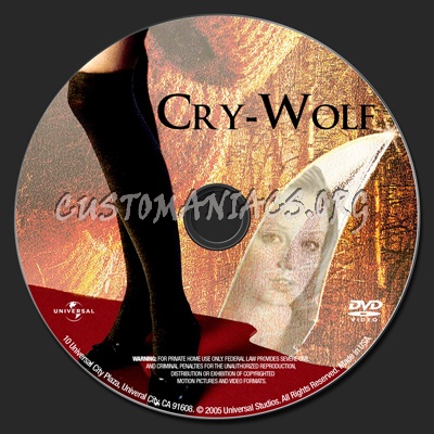 Cry Wolf dvd label