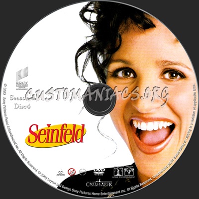 Seinfeld Season 4 dvd label