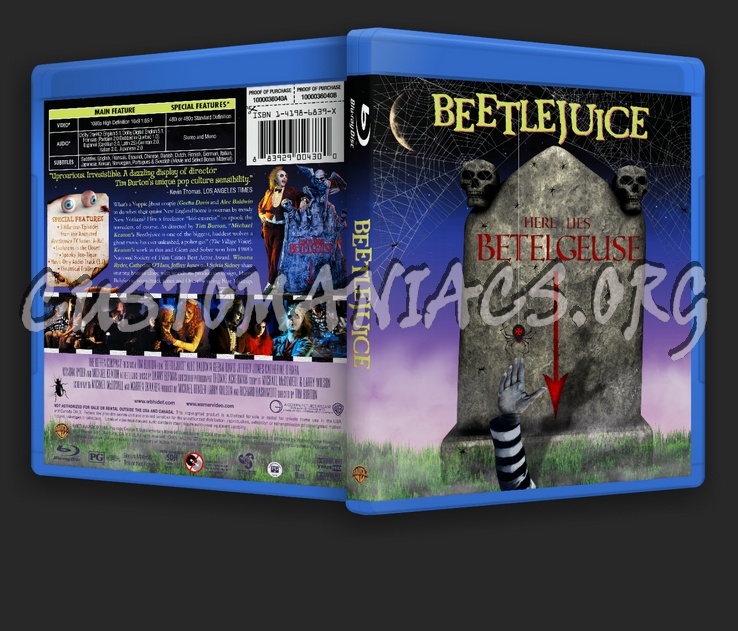 Beetlejuice blu-ray cover