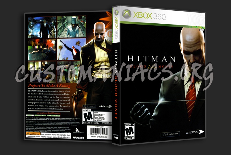 Hitman - Blood Money dvd cover