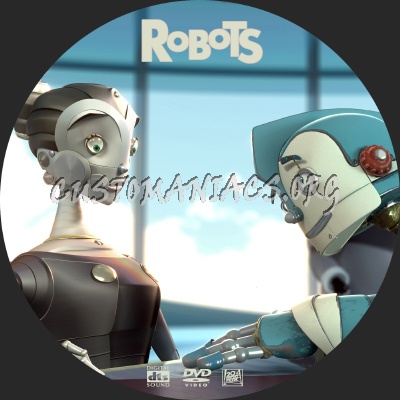 Robots dvd label