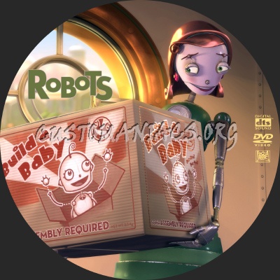 Robots dvd label