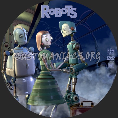 Robots dvd label