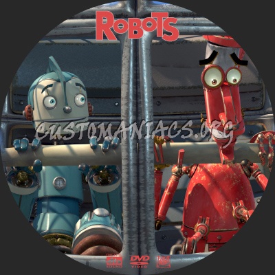 Robots dvd label