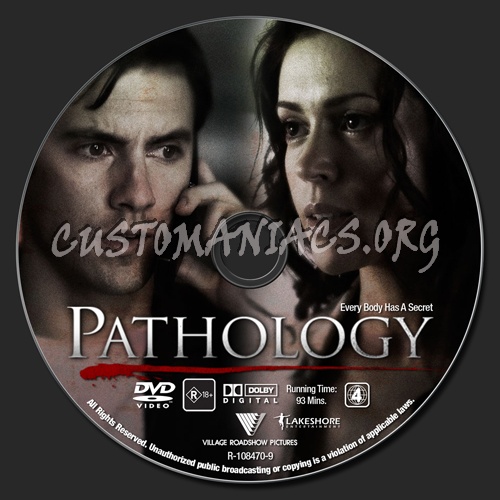 Pathology dvd label