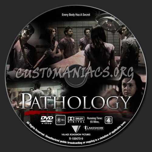 Pathology dvd label