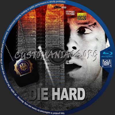 Die Hard blu-ray label