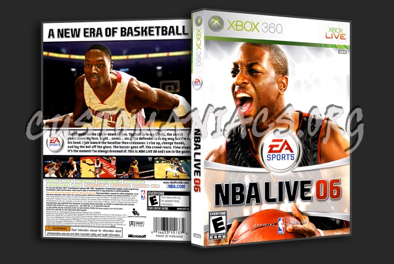 NBA Live '06 dvd cover