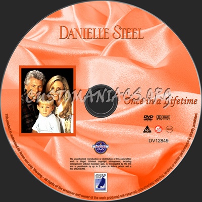 Once in a Lifetime dvd label