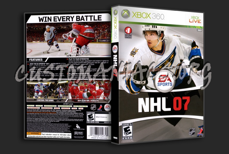 Nhl '07 dvd cover