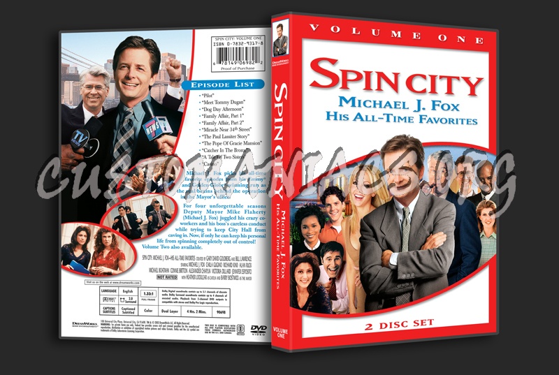 Spin City  His All Time Favourites Volume one dvd cover